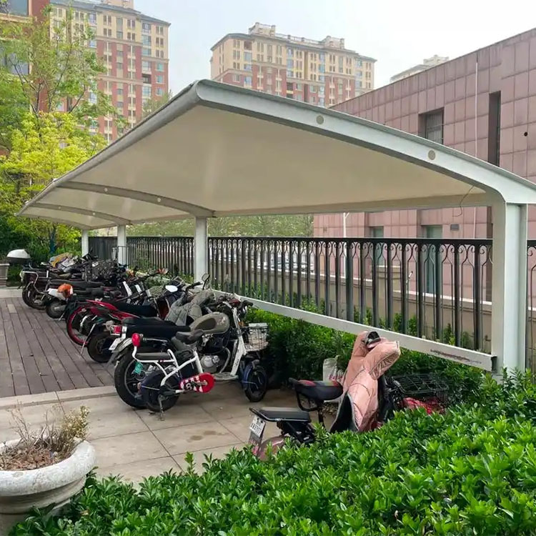 罗平县膜结构电动车棚